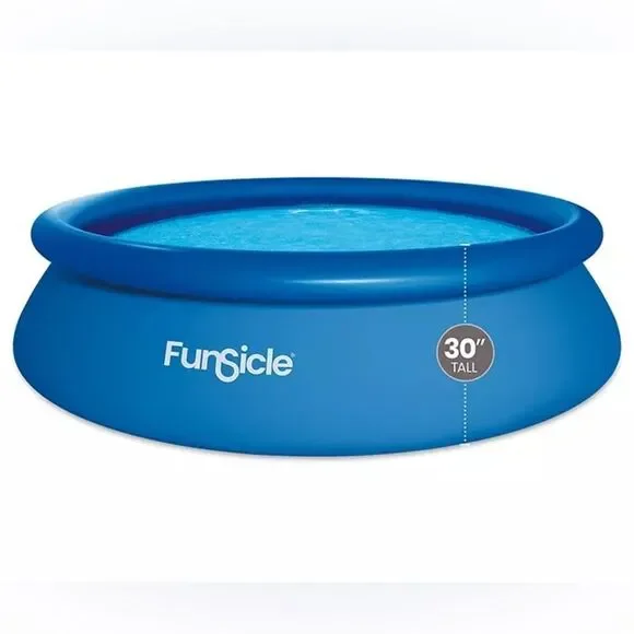 10 X 30 Blue Quickset Inflatable Ring Above-Ground Pool with Pump. - Picture 12 of 12